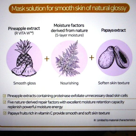 New! 10 Frudia Sheet Masks - New! Smoothing Pineapple  - 10 Juicy Sheet … - Picture 6 of 12